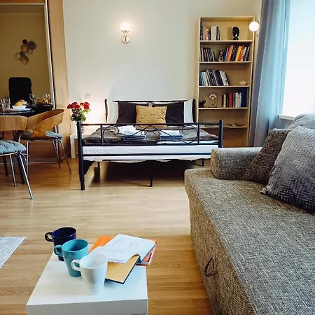 Homey Nest In Midtown Center, Up To 4 Guests, Steps From The Park, Free Parking * Riga